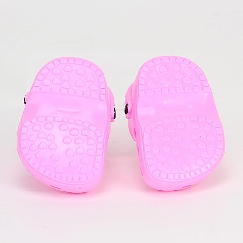 Vista 9 de Sophia's Juego de dos cómodos zuecos de jardín Polliwog de 18 pulgadas en verde azulado y morado Púrpura/Verde azulado