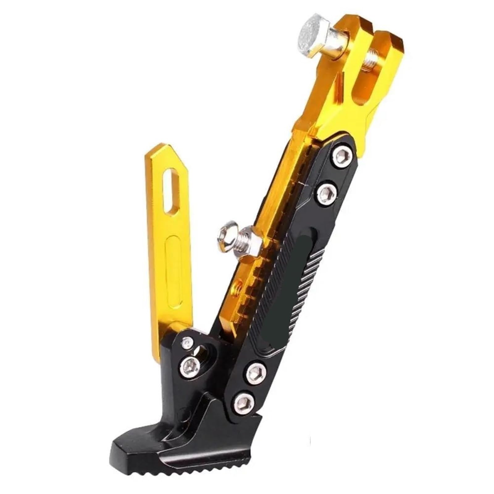 Cavalletto Alza Ruota Per Moto, Supporto Laterale Per SUZUKI, Per Burgman 400, SJ410, SV1000, Katana 750, GSXR1000 K7 Cavalletto Laterale Moto(Yellow)