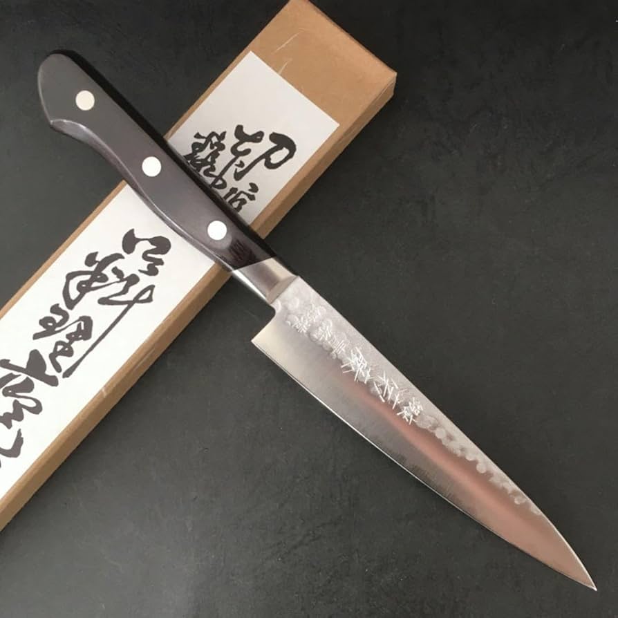 銀座 菊藤 ペティーナイフ 135ミリ 青紙２号鋼本割込 銀座 菊藤 ペティーナイフ 135ミリ 青紙2号鋼本割込