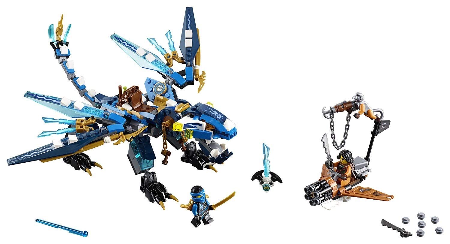 Ninjago - Dragão Elemental Do Jay - Lego 70602 | Amazon.com.br