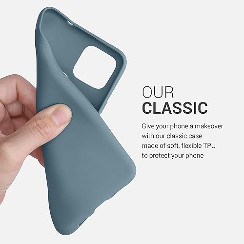 Miniatura 3 de kwmobile Funda compatible con Google Pixel 4a 5G - Funda protectora de silicona TPU suave y delgada - Azul Verde