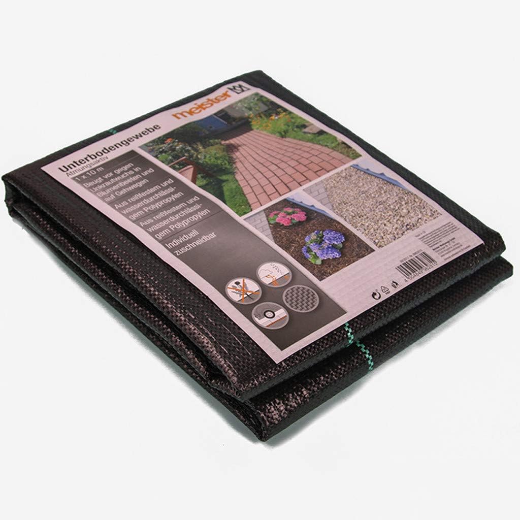 Ground Landscaping Sheet Control Cover Garden Fabric Membrane Decking Patio & Garden Tolls Set (2x5m, One Size)