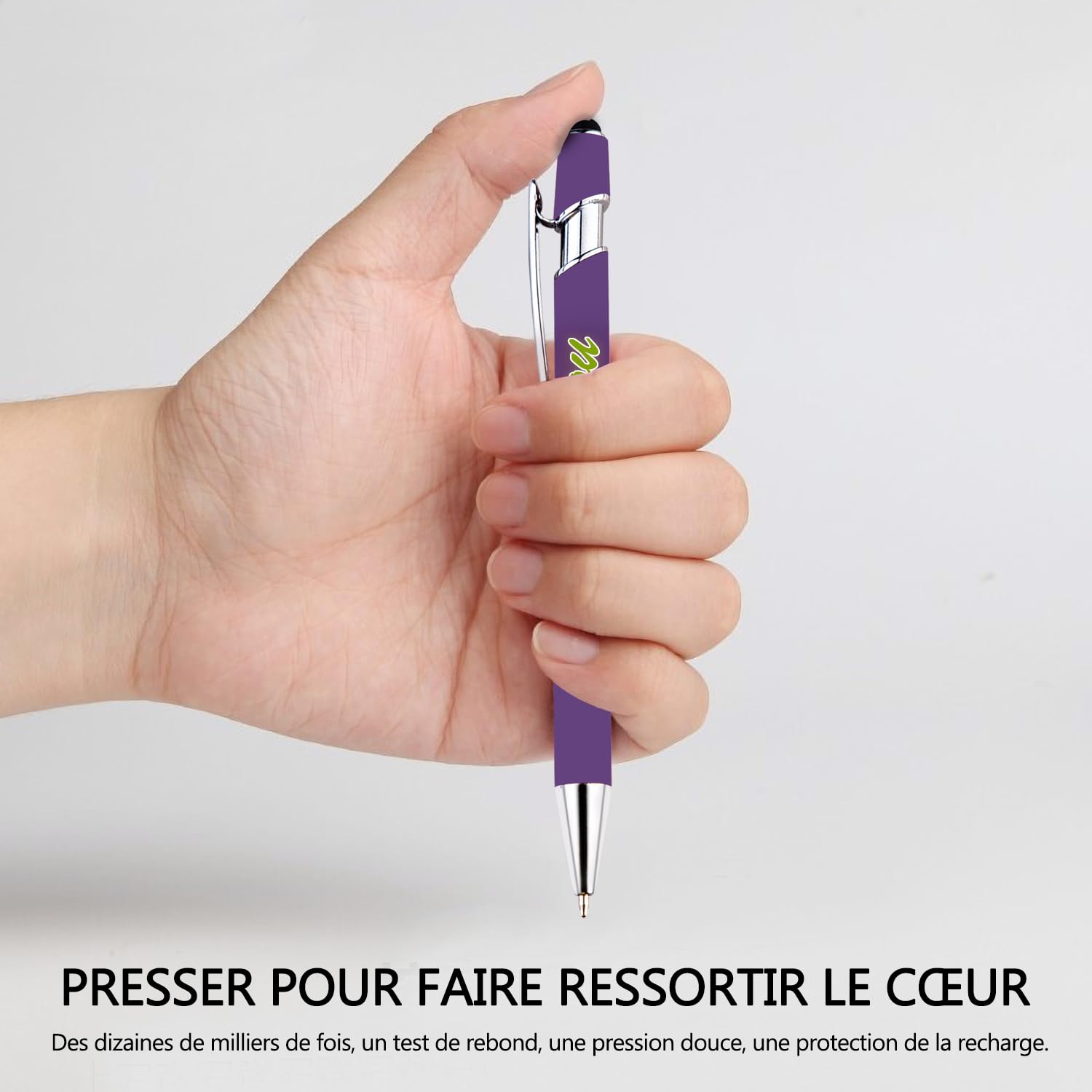 Stylos à bille personnalisés avec impression couleur, stylo à bille personnalisé avec vœux de mariage, de remise de diplôme d'anniversaire, stylo cadeau personnalisé, 96pièces