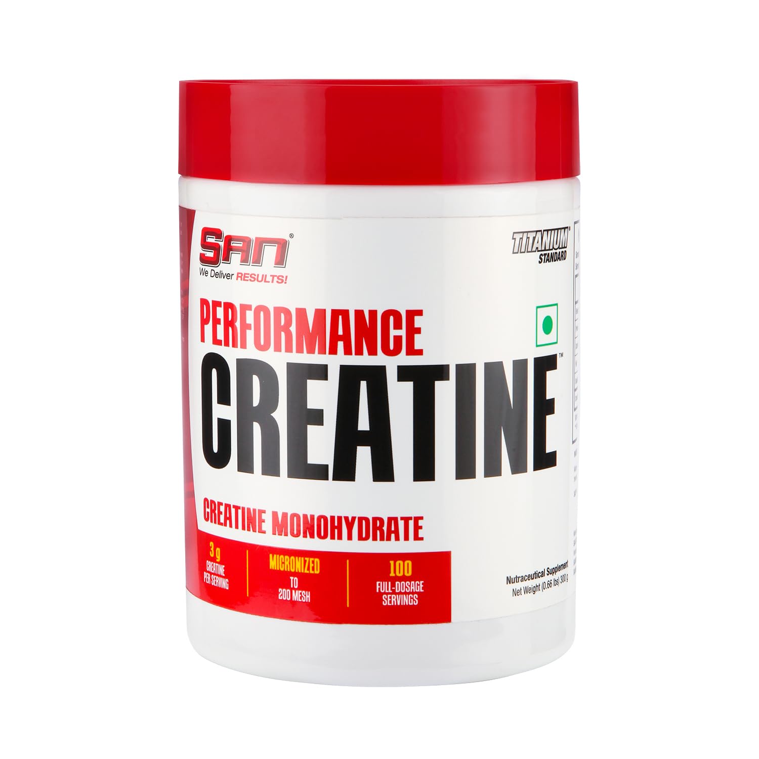San Performance Creatine Powder | Pure Micronised Creatine Mono hydrate | Pre Workout Supplement | 100 Servings | Unflavoured | 300g |-image-13