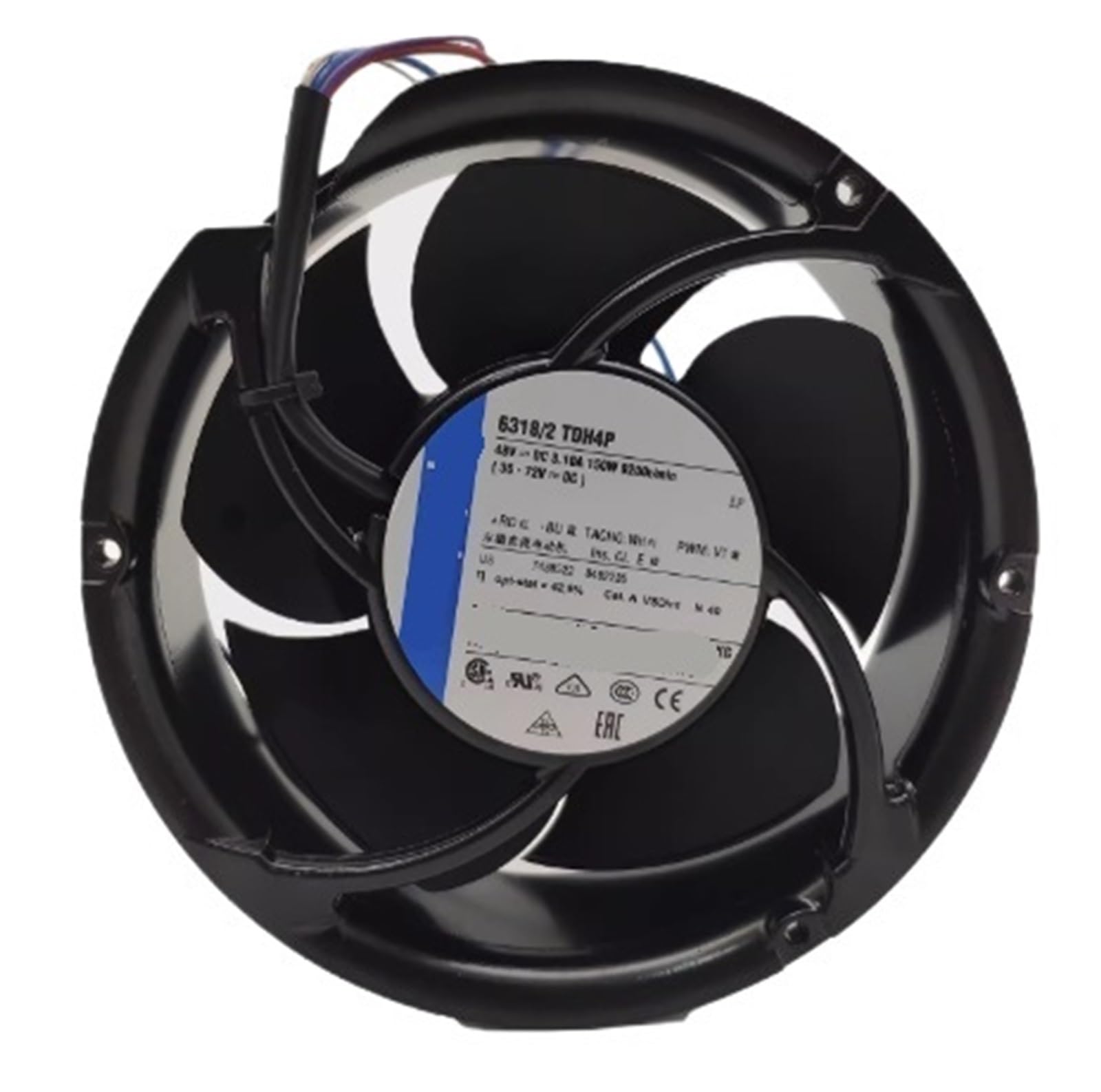 PEQYUACTE 6318/2TDH4P 150W 48V Four-Wire Cooling Fan