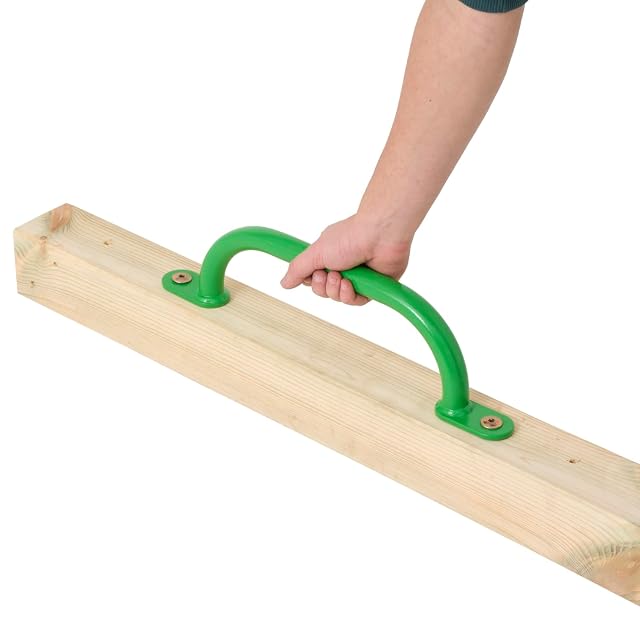 TRIBECCO Grifos de escalada para exterior e interior, asas de metal para parque infantil