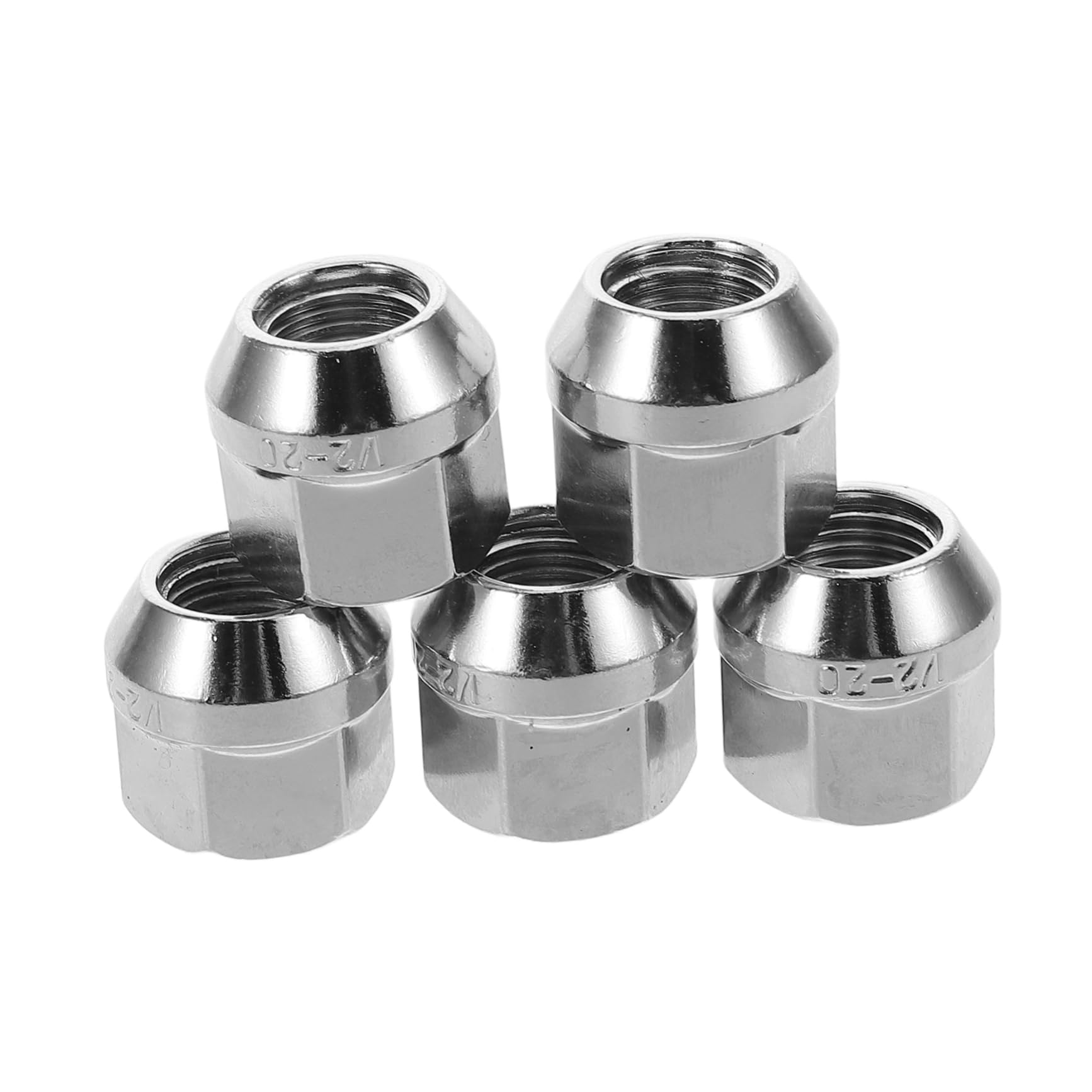 Happyyami 5Pcs Front Axle Cap Nut Covers for Tire Replacement Durable Wheel Flange Nuts and Studs Versatile Automotive Wheel Nuts for Securing Flanges and Tires