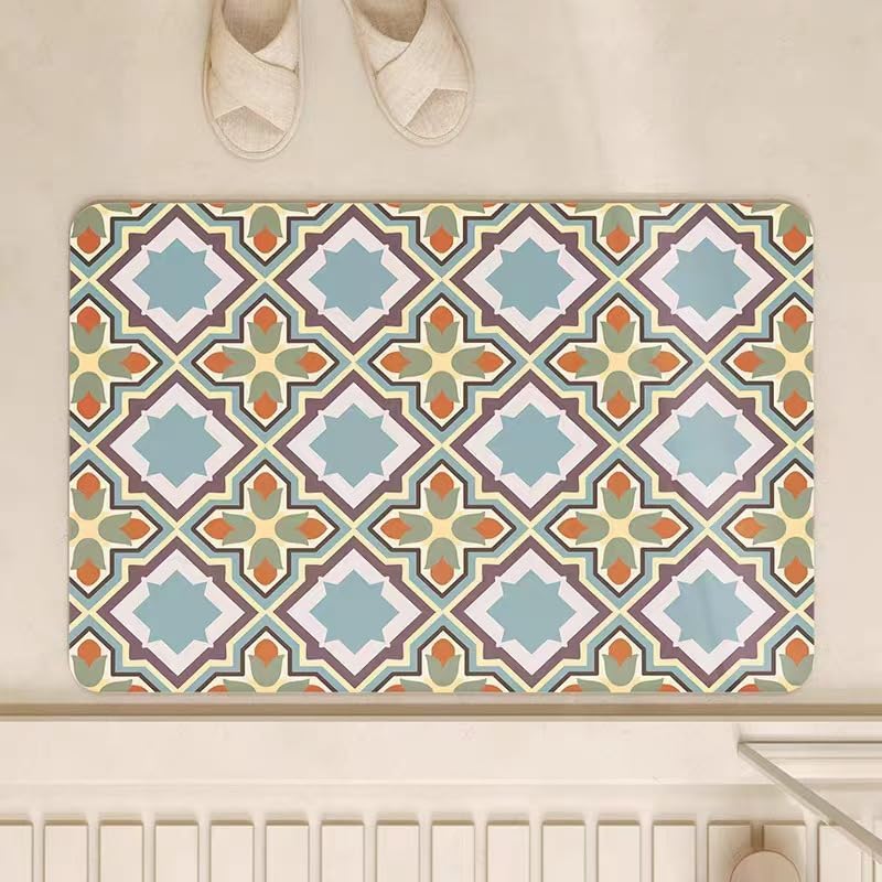 Anti-moule mat de bain fini les glissades avec la diatomite stone