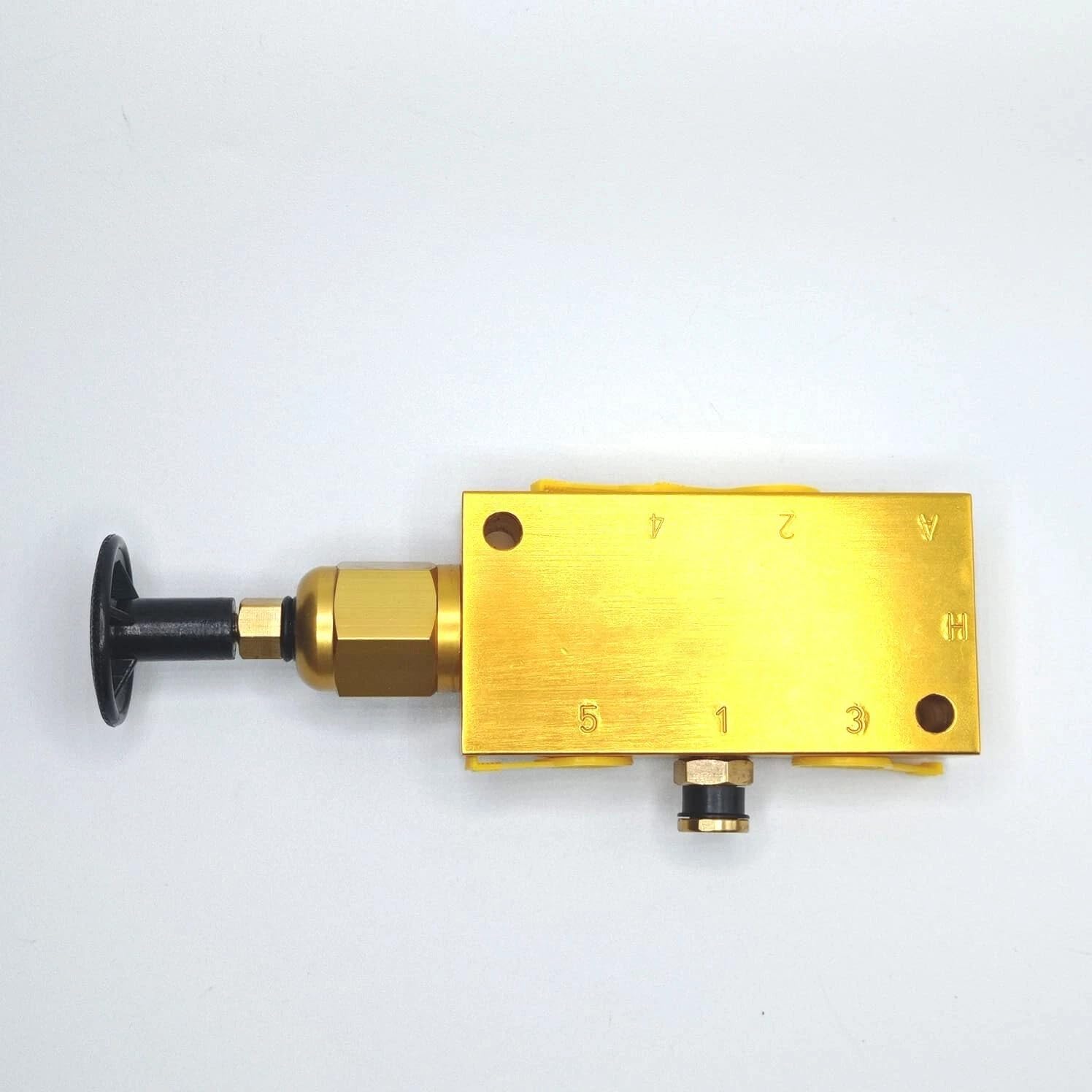 Pneumatic Lift Axle Control Valve – 5-Way 2-Position Manual Air Switch with 1/4" NPT Ports – Direct Replacement for 152000, 110052, E-SL152000 – Heavy Duty Truck Air Suspension Part