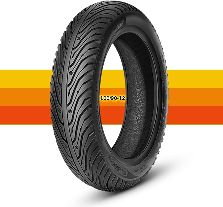 チューリップ Amazon.co.jp: 100/90-12 タイヤ 100 90 12 ハイグリップ タイヤ
