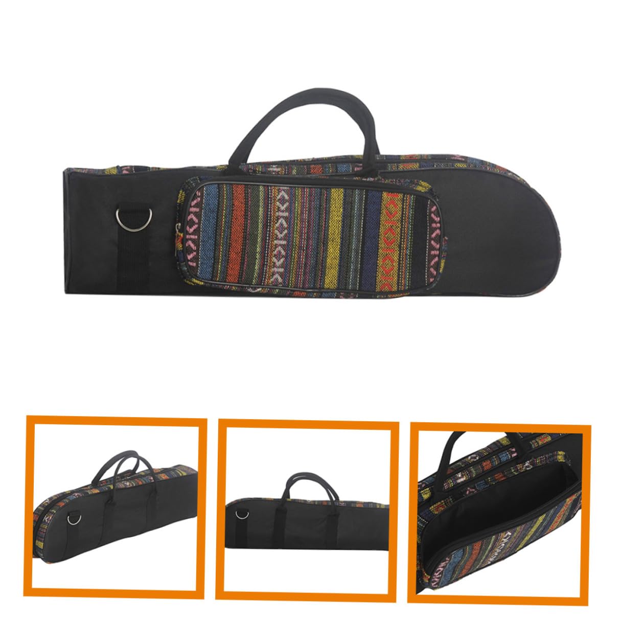 Estuche para Trompeta Portátil Compartimento Lateral de Oxford