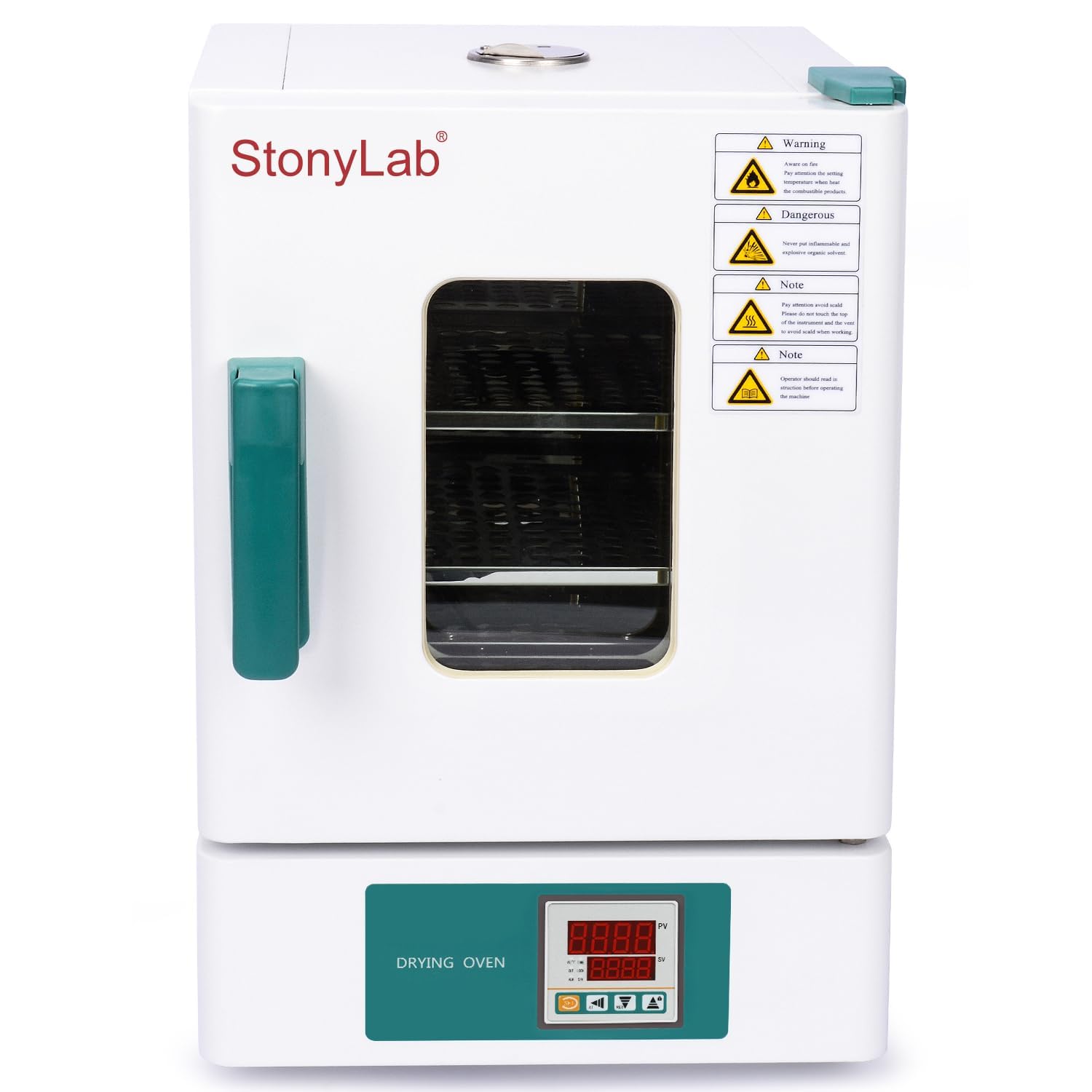 stonylab Four de Séchage avec Convection Forcée, Chauffage Électrique de Laboratoire, Four à Convection par Gravité 18 L / 0,63 Cubic Feet, 220 V / 300 Celsius 50/60 Hz 600 W