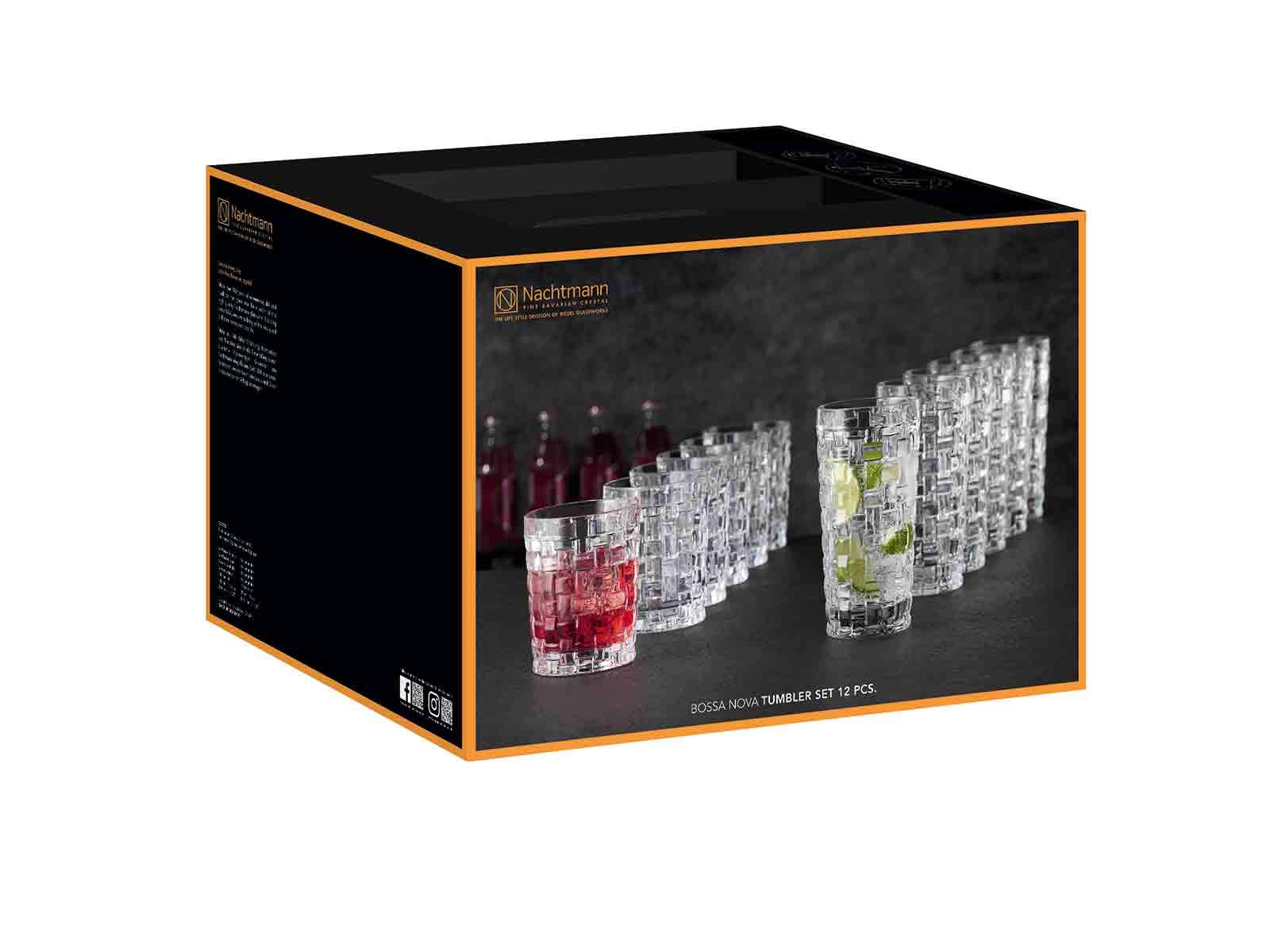 Spiegelau & Nachtmann Bossa Nova Tumbler Set 12 teilig Z106780 Klar