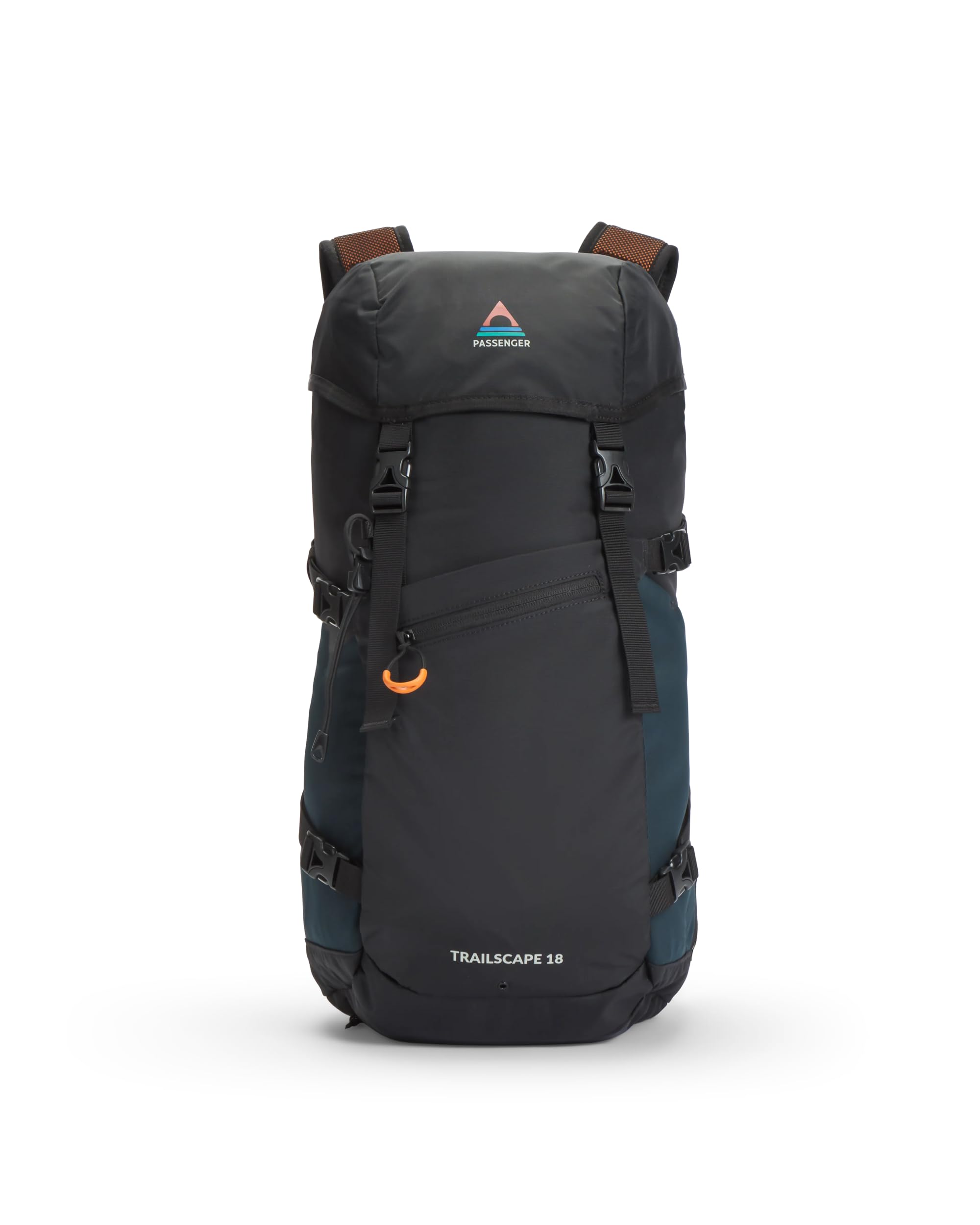Passenger Unisex Black Trailscape Recycled 18L Backpack (Black)