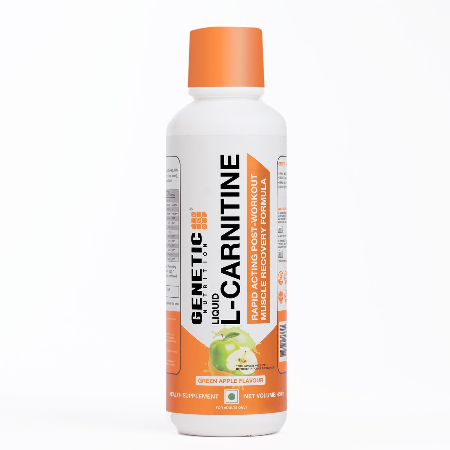 Genetic Nutrition Liquid L-Carnitine | Post-workout Muscle Recovery Formula | 450 ml (B0D9BGTQMM) Amazon Price History, Amazon Price Tracker