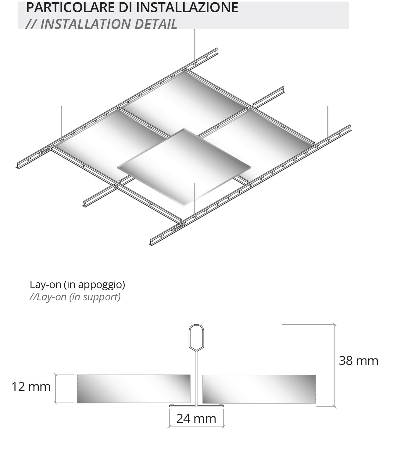 Pannelli per controsoffitto in LANA DI ROCCIA 600x600x12 mm STAR ROCK MIST Confezione da 25 Pz. - 9 Mq IN APPOGGIO - Colore NERO | COLORE NERO
