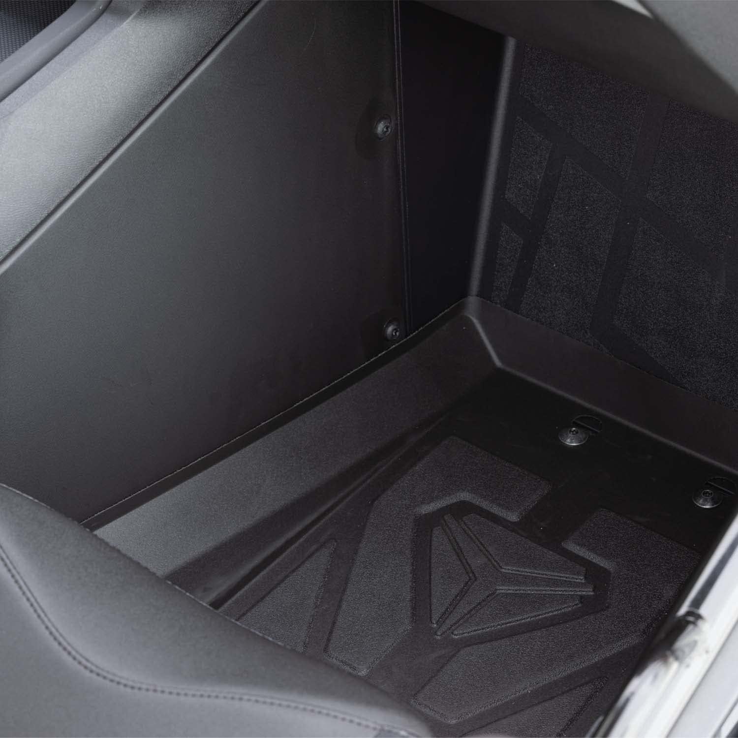 Polaris Slingshot All-Weather Floor Mats for S, SL, R & SLR Models, Driver and Passenger Side Protection, Rubber, Deep Channels for Water, Mud and Dirt, Set of 2-2889323