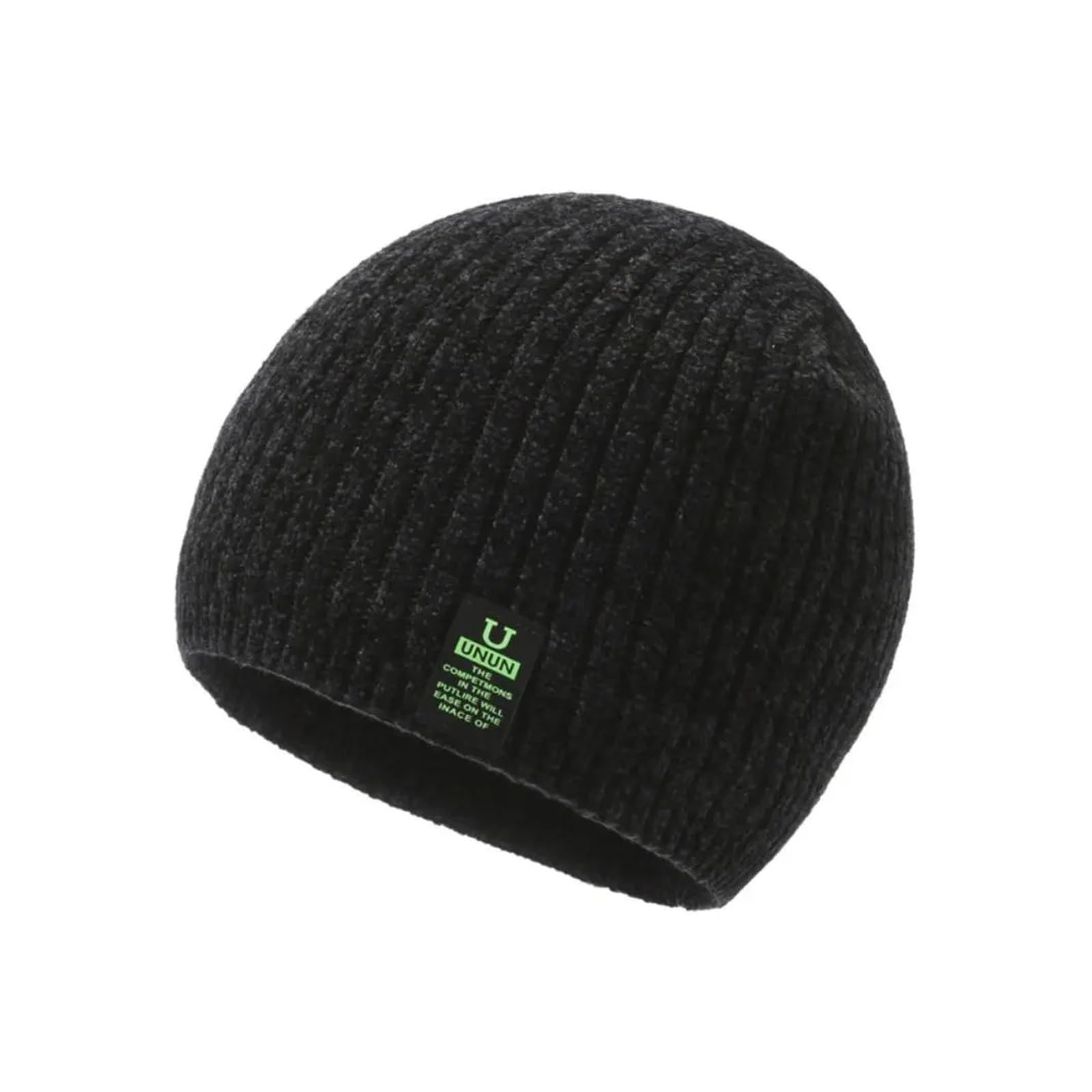 Bonnet tricoté doux pour hommes avec manchette extensible premium - 7