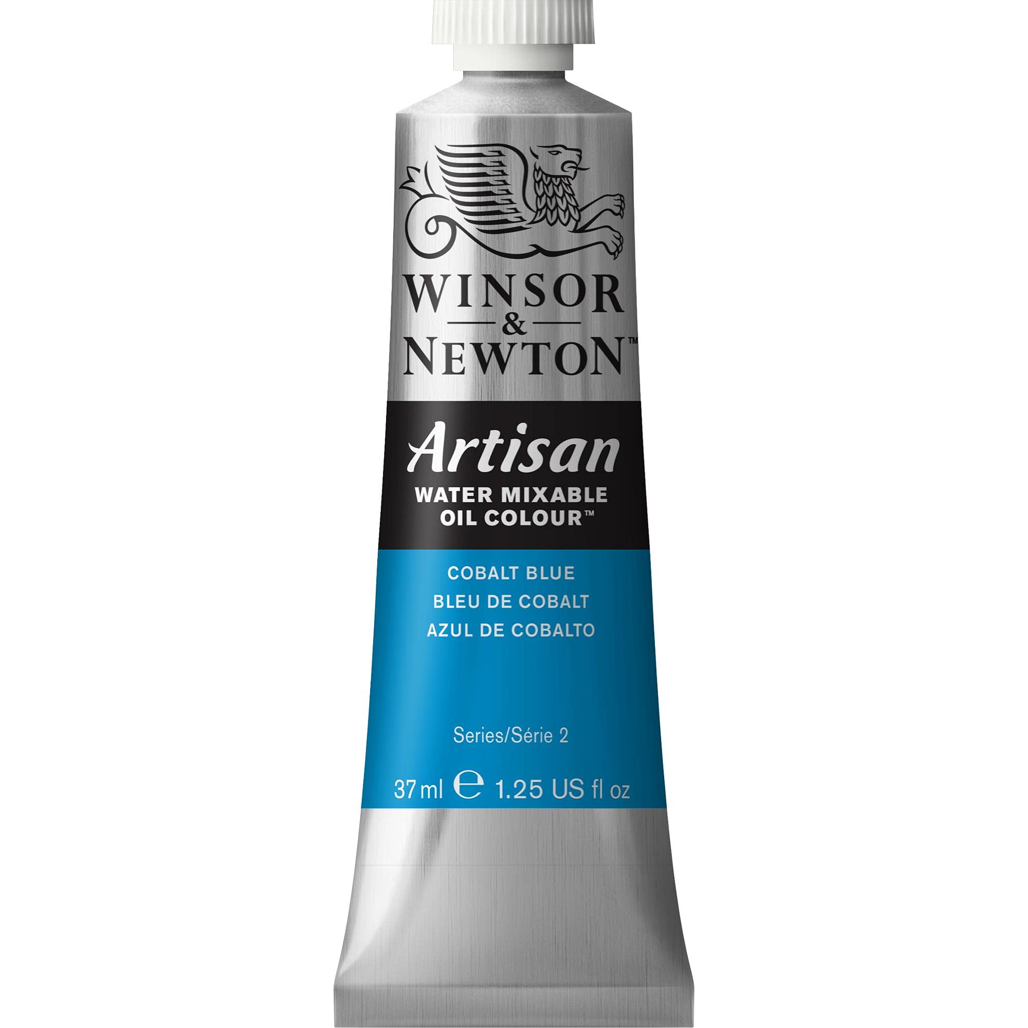 Winsor & Newton Artisan - pintura al óleo miscible en agua, alta concentración de pigmentos, buena cobertura y resistencia a la luz - tubo 37ml, azul cobalto