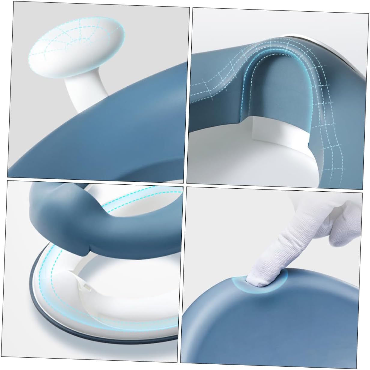LIFKOME Kids Potty Training Seats Toddler Toilet Seat Ring Double Antislip for Boys Girls