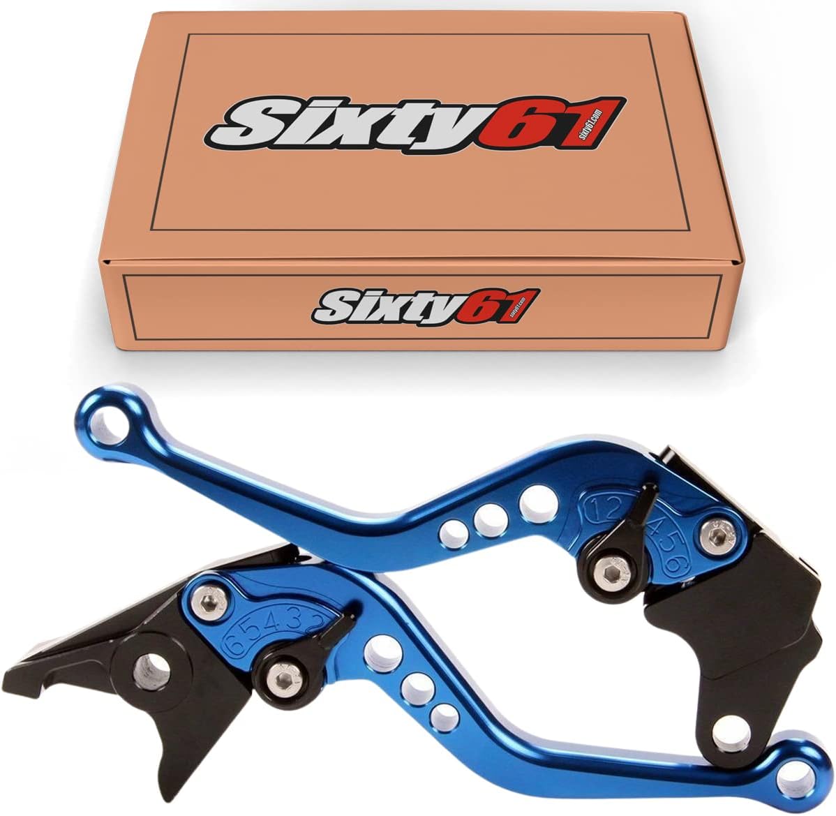 Blue Levers for Suzuki Hayabusa 2022-2023 Shorty Brake Clutch Adjustable Set