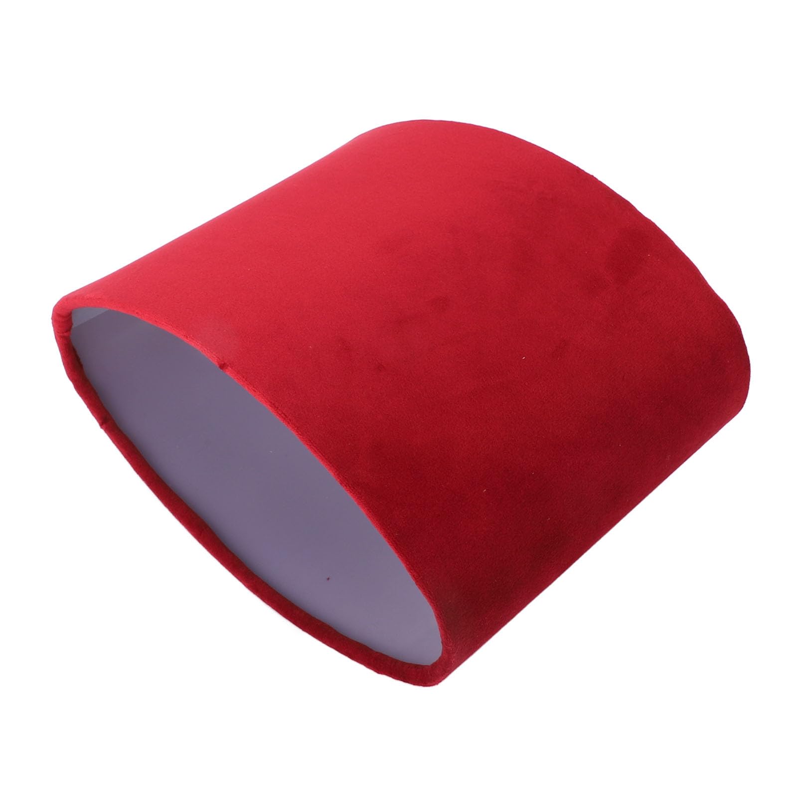 Oval Lamp Shade Cloth Lampshade E27 E14 for Table Floor Lamp Modern Decorative Cover Bedroom Lighting (Burgundy)
