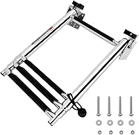 Vista 8 de Escalera para barco de acero inoxidable de 4 escalones, escalera telescópica de travesaño, soportes de montaje en popa con autobloqueo, clasificada