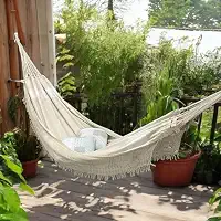 Rede de Dormir Casal Pernambucana 100% Algodão – Tradicional, Confortável e Resistente, Suporta até 150kg, Ideal para Descanso e Lazer