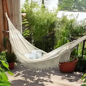 Rede de Dormir Casal Pernambucana 100% Algodão – Tradicional, Confortável e Resistente, Suporta até 150kg, Ideal para Descanso e Lazer