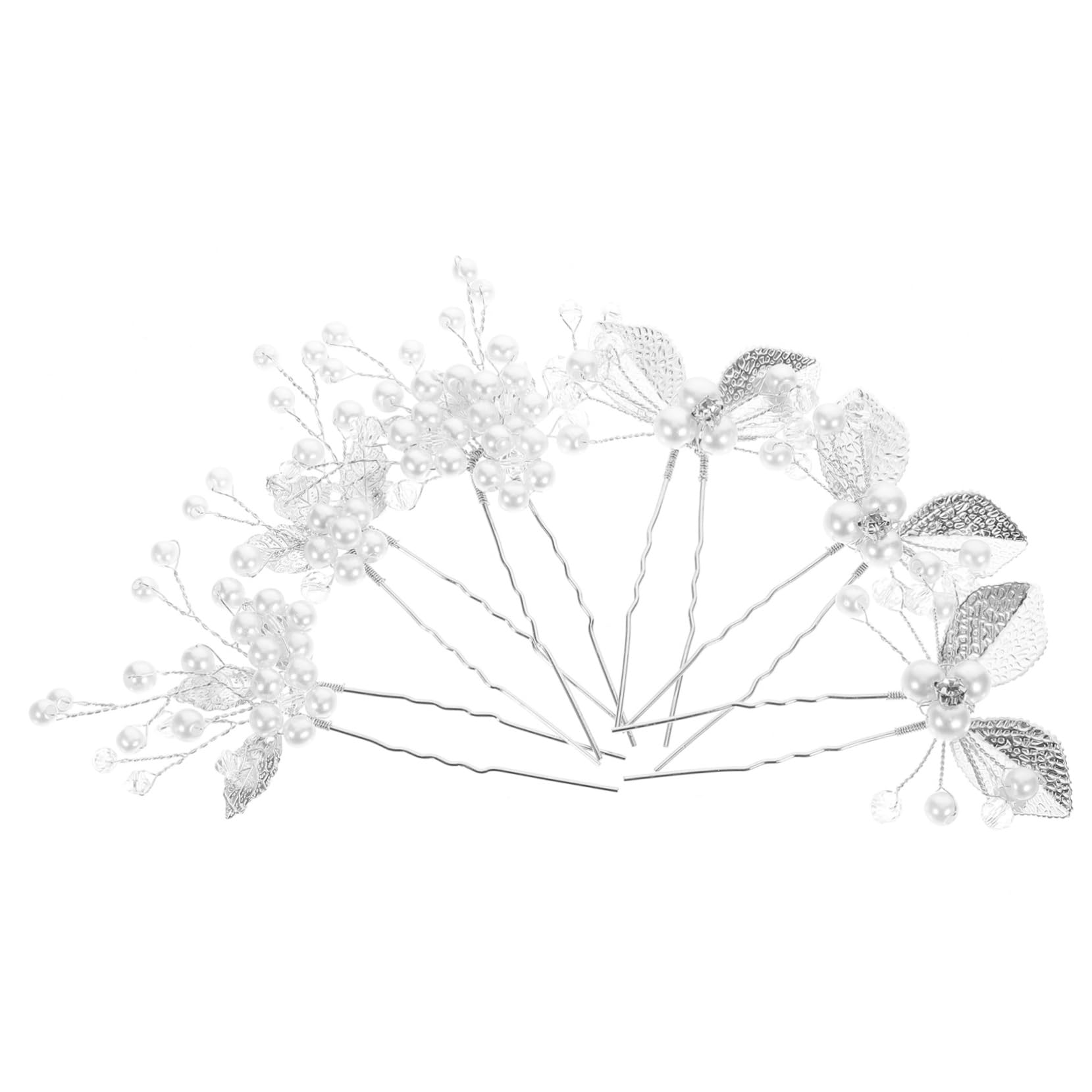 VICASKY 24 Pezzi Fermagli Sposa con e Fermacapelli U in Metallo Eleganti per Accessori Leggeri e Delicati per Acconciature Cerimonia