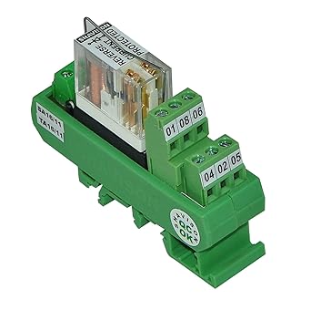 Shavison Relay Module AS391-24V-S-OE, 2C/O, 1 Channel, 24VDC Coil, OEN Relay, Reverse Blocking Diode, Socket Mounted Relay, Contact Rating : 28VDC/230VAC, 5A