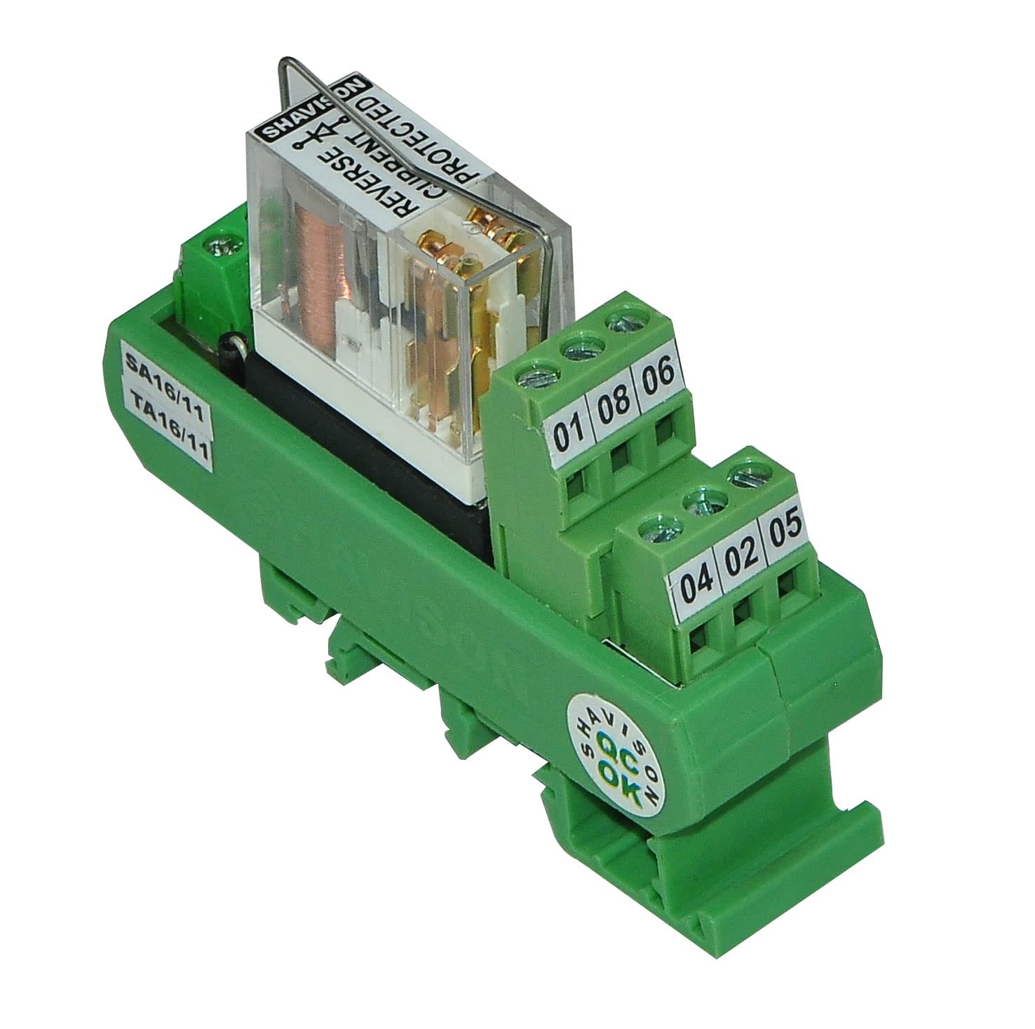 Shavison Relay Module AS391-24V-S-OE, 2C/O, 1 Channel, 24VDC Coil, OEN Relay, Reverse Blocking Diode, Socket Mounted Relay, Contact Rating : 28VDC/230VAC, 5A (B01N4HIHEU) Amazon Price History, Amazon Price Tracker