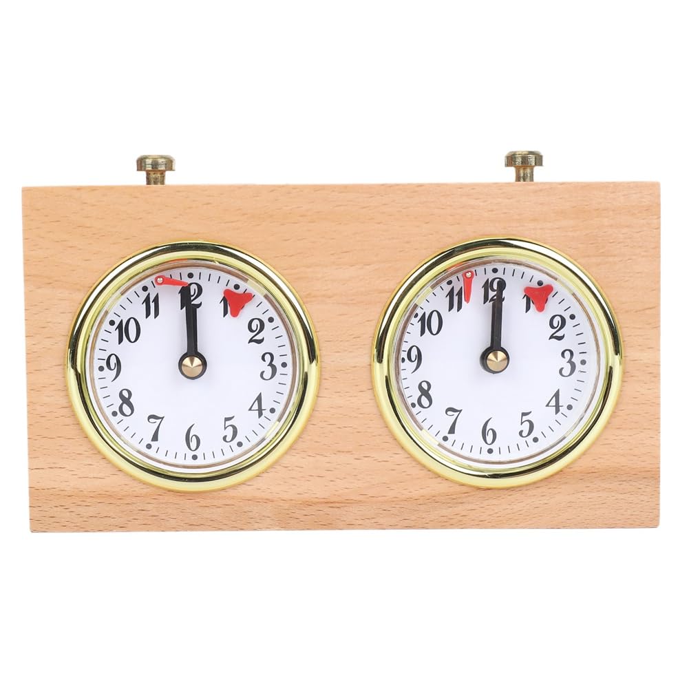 Jnchdghwa Chess Clock Game Timer-Count Up/Down, I-GO Count, International Analogue Design, No Battery Required