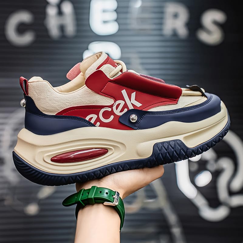 Image of Men's Casual Sneaker Shoes Synthetic Soft Cushioned Insole Extra Grip Anti Skid Comfortable Lightweight Durable for Gym, Workout, Walking & Everyday