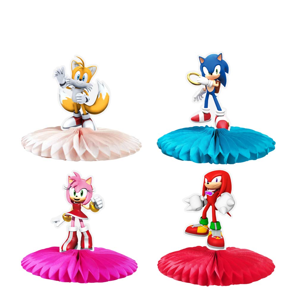 Party Centerpiece for Sonic, Birthday Party Decoration, Photo Booth Props Party Favor Supplies