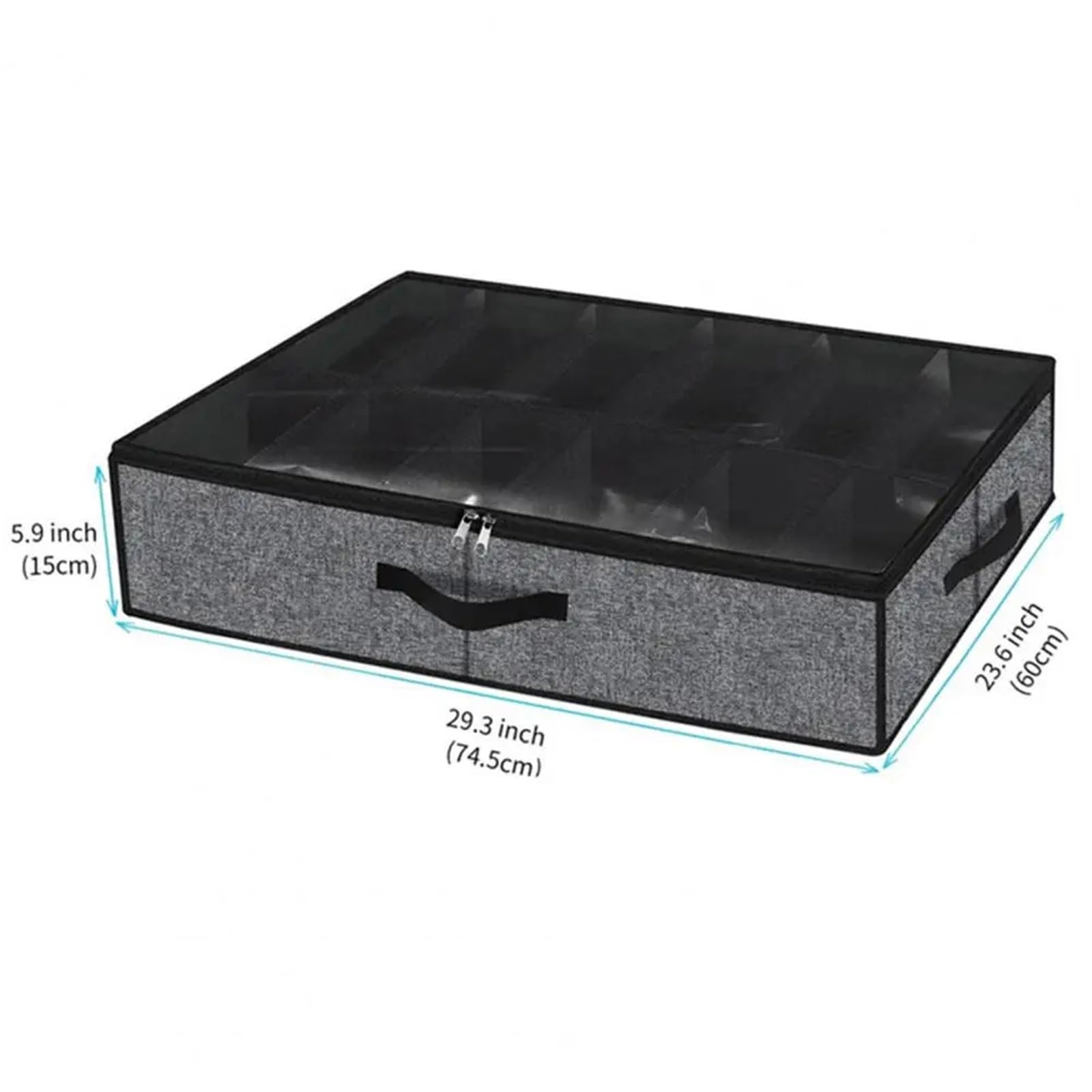 Organizzatore Di Scarpe Sotto Il Letto Scatola porta scarpe estraibile da 2 pezzi Contenitore porta scarpe salvaspazio for scatola porta scarpe sotto il letto for camera da letto Per Risparmiare Spazi