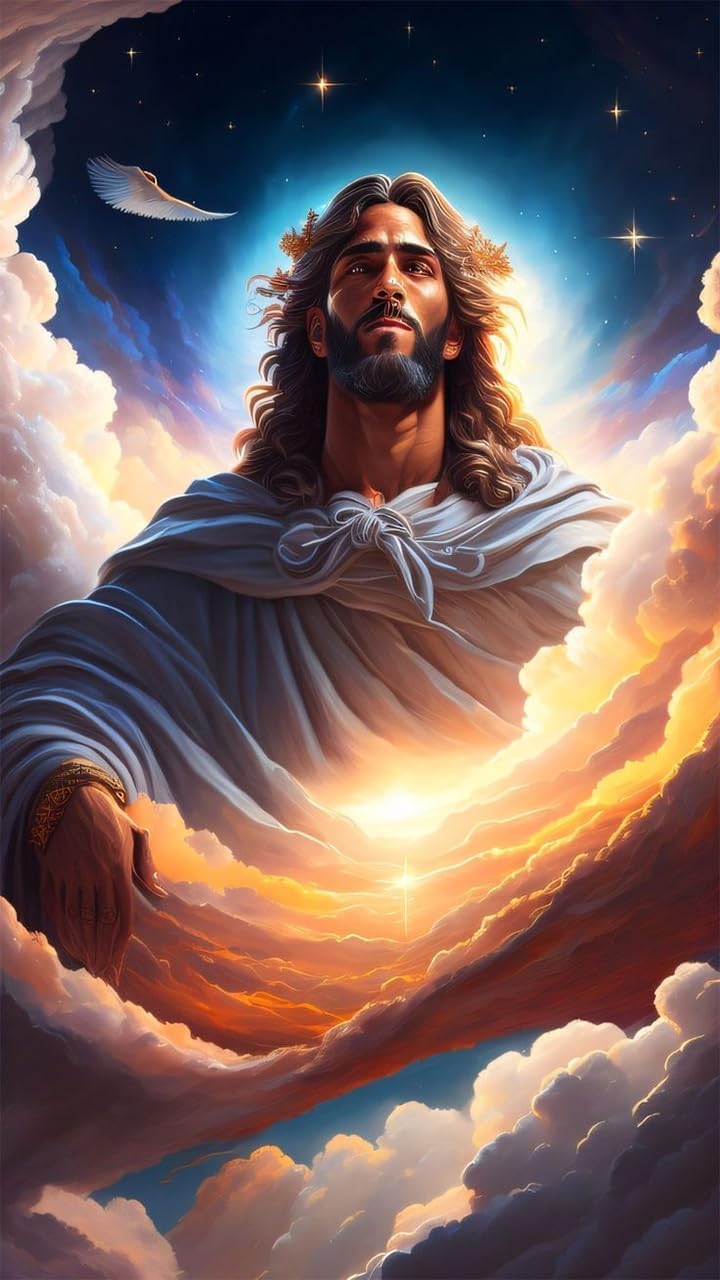 AIMUFAN 5D Large Diamond Painting Kits for Adults,27.5x15.7inch Jesus