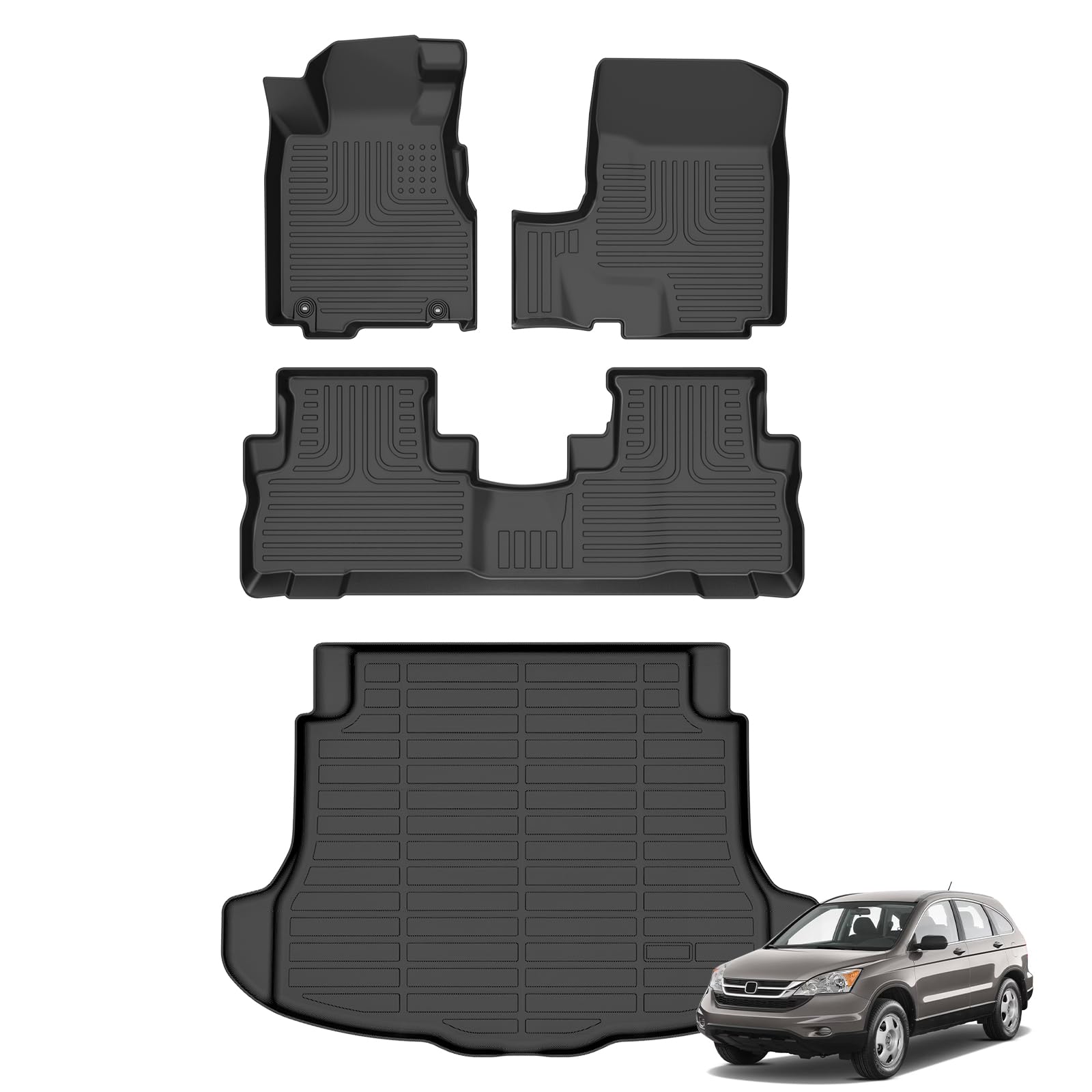 AZYT Floor Mats & Cargo Liner for Honda CR-V 2007-2011