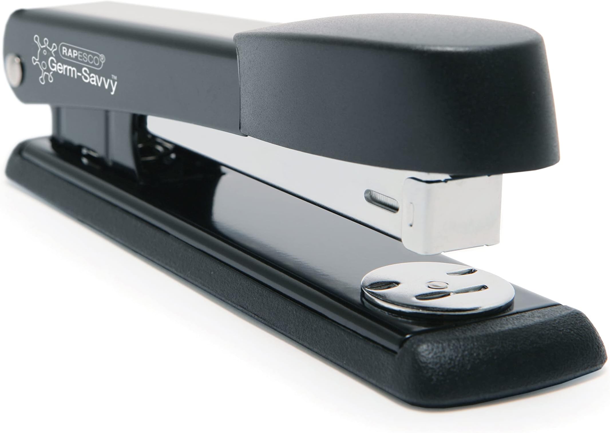 Rapesco R54500B2 Germ-Savvy Antibacterial, Marlin Full Strip Metal Stapler, B...