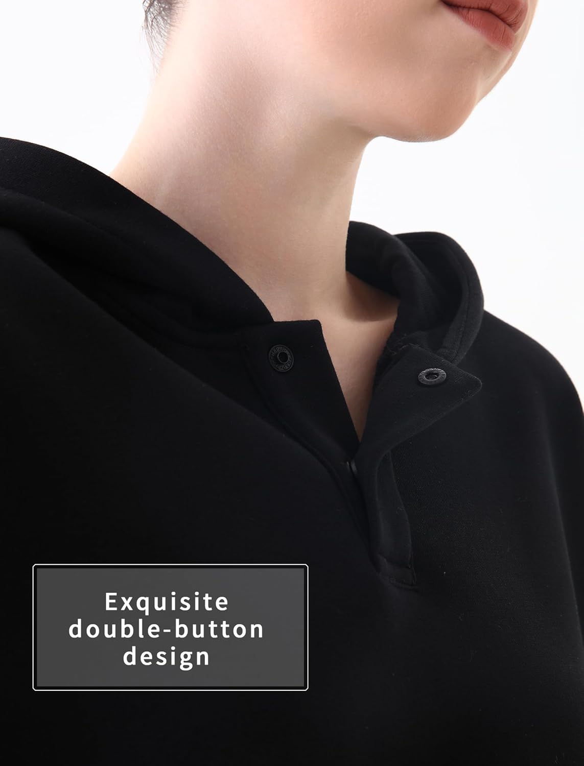 Womens 2 Piece Sweatsuit Set, 2025 Casual Long Sleeve Hoodie with Loose Wide Leg Sweatpants for Fall and Winter - Image 6