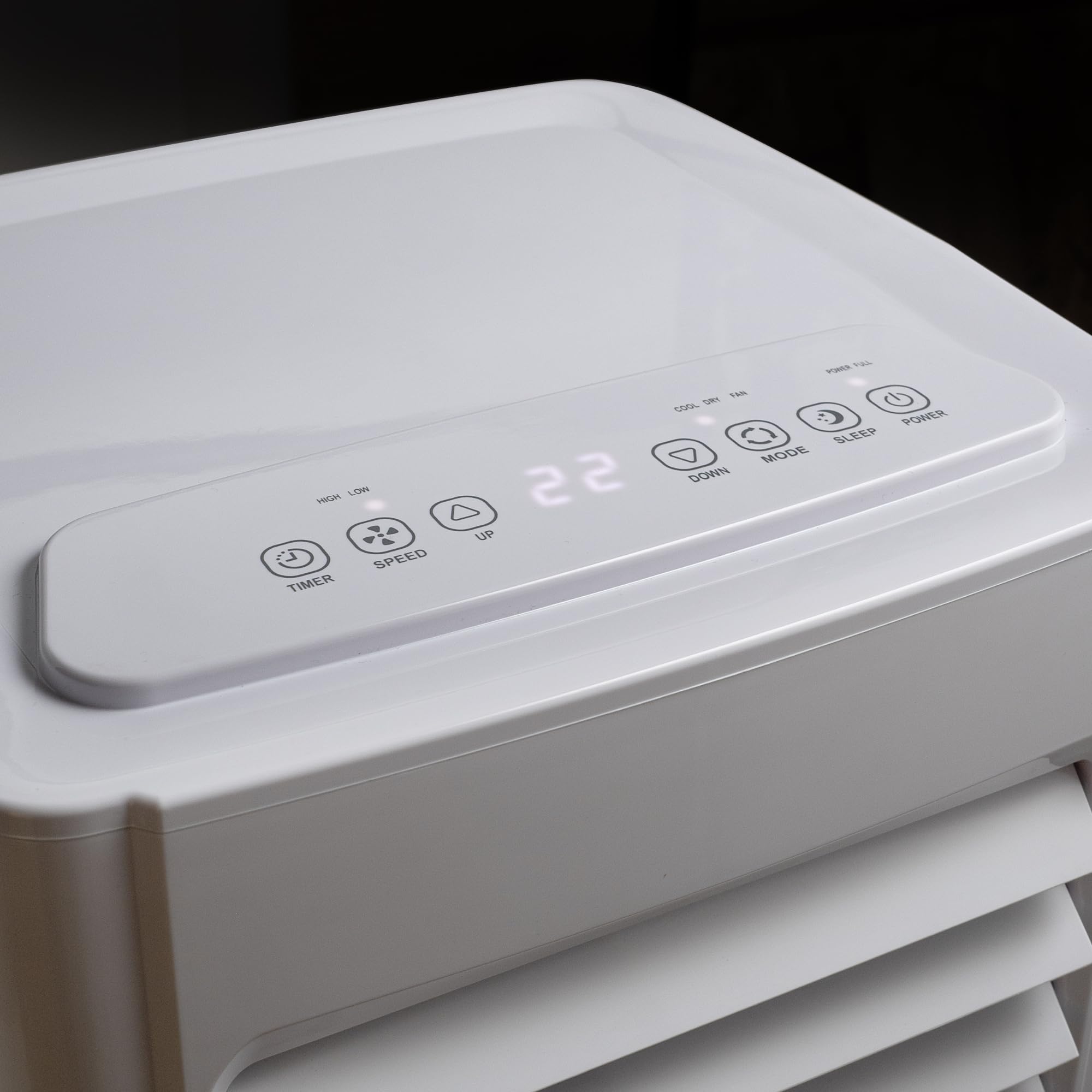 Innoliving Condizionatore Portatile 7000/9000 / 12000BTU, 3 Funzioni Raffreddamento, Ventilazione, Deumidificazione, Timer 24h, Telecomando, Display LED, Gas Naturale R290, Fino a 30mq (7000 BTU)