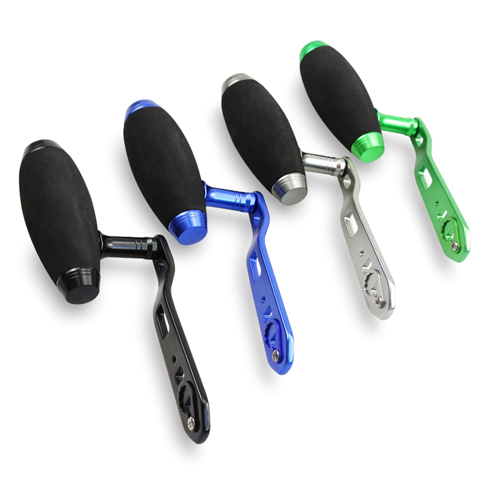 Leghe di alluminio Mulinello da pesca Maniglia Power Knob Grip Ricambio Assemblea Parte Baitcasting Maniglia in alluminio