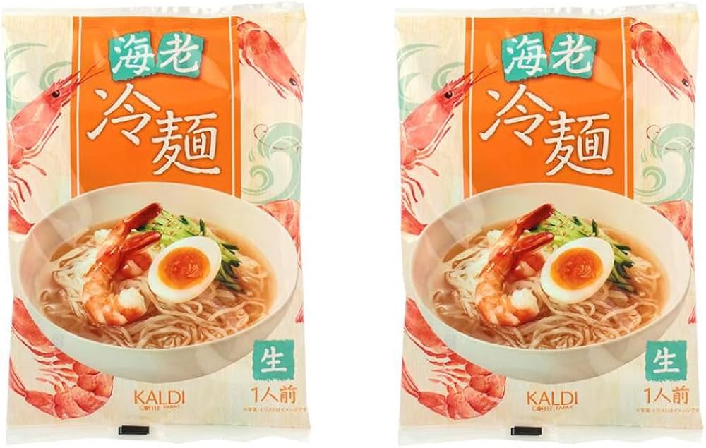 Amazon.co.jp: カルディ 海老冷麺 165g 冷やし麺 1人前 冷麺 1個 go-en