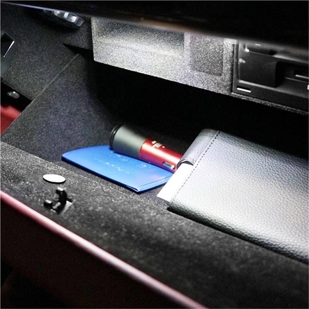 1 2 4pcs Led Car Door Light Car Interior USB Rechargeable Wireless Magnetic Switch Night Lamp Car Door Signal Welcome Lighting(Ice Blue 2pcs)