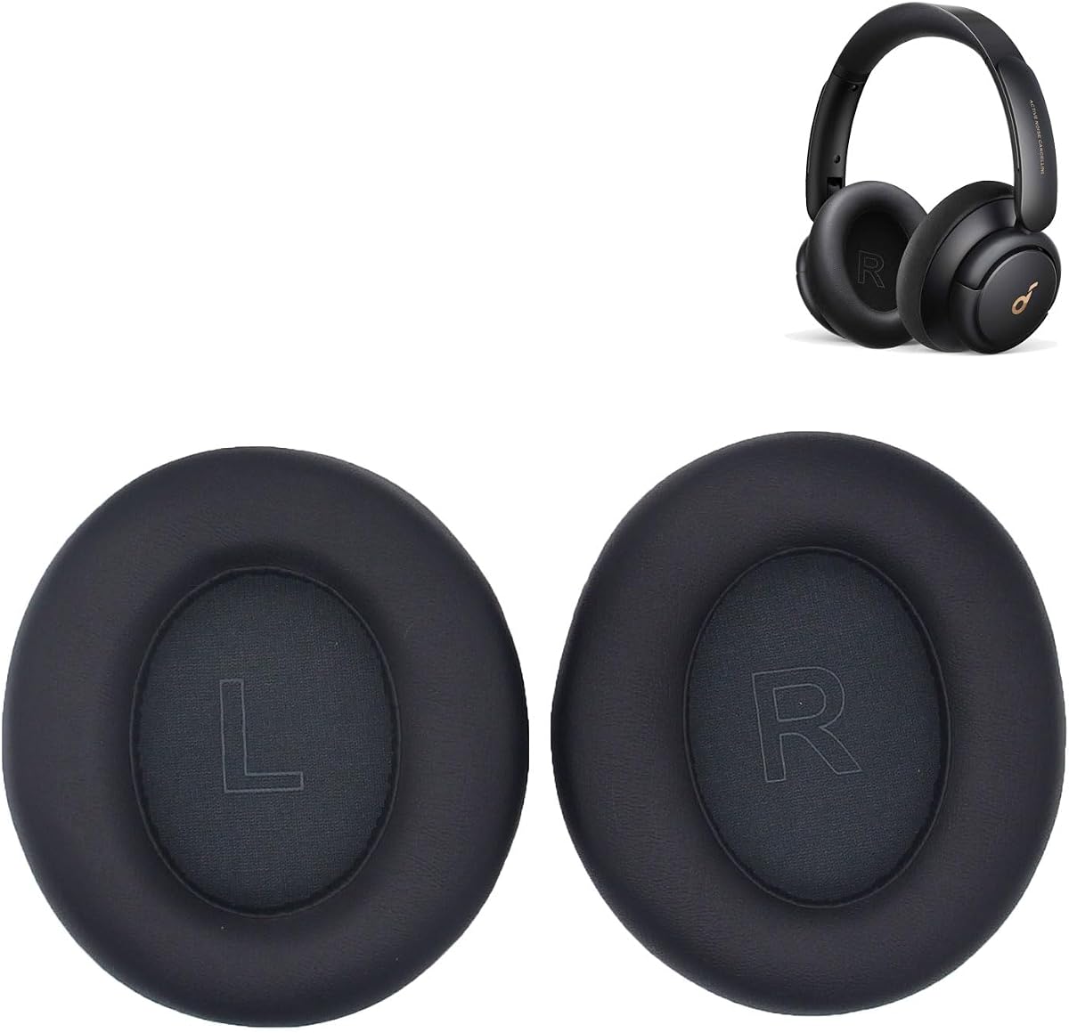 Earpads for Anker Soundcore Life Q30 q30bt Q35 Replacement Ear Cushion Pads with Protein Leather and Memory Foam for Replacement Ear Cushion Pads for Soundcore Q30 q30bt & Q35