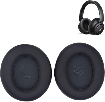 Replacement Ear Pillow Pads with Earpads Protein Leather and Memory Foam for Actpe Anker Soundcore Life Q30 q30bt Replacement Ear Pillow Pads for Soundcore Q30 q30bt