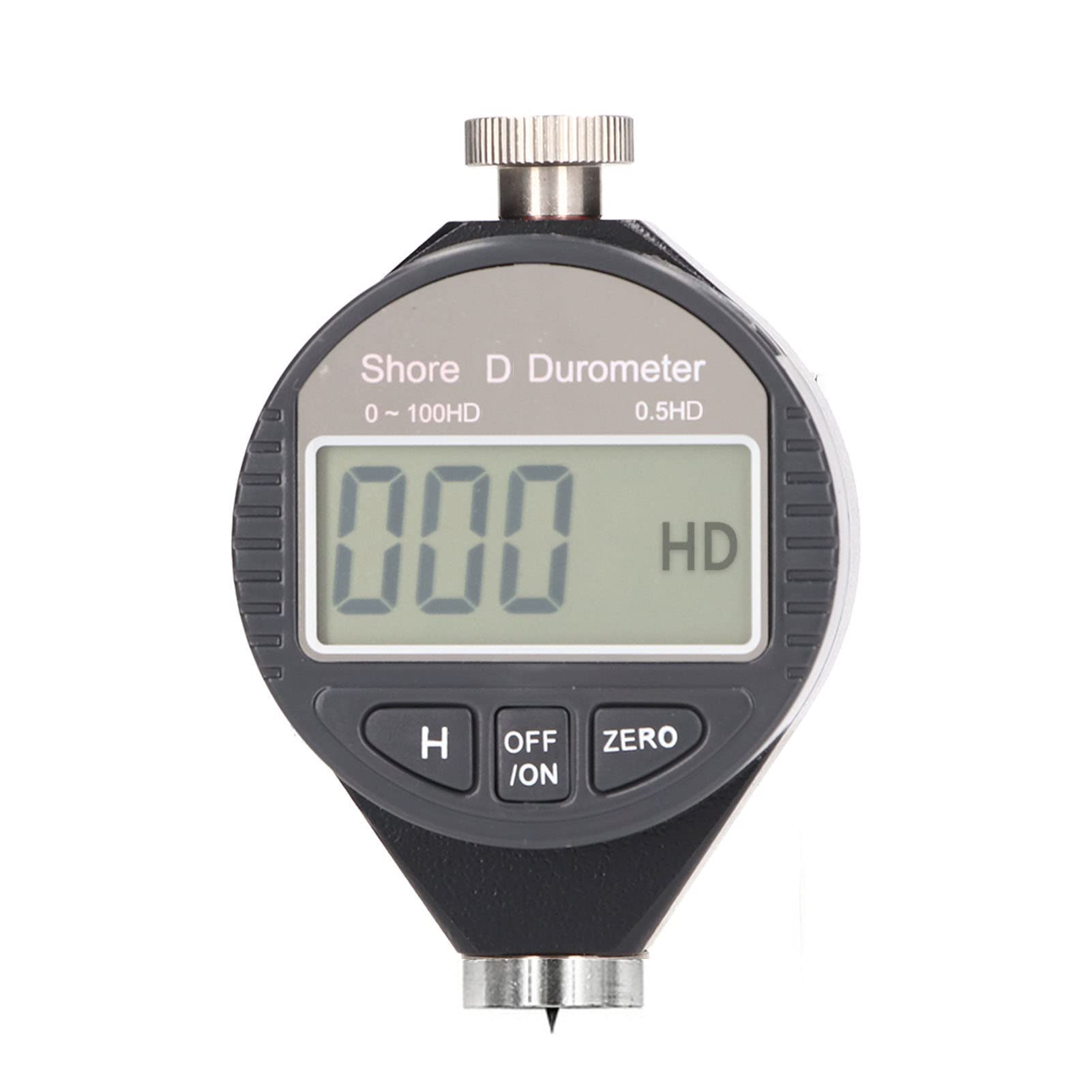 Durometer-Härteprüfer, Shore-Typ A/C/D-Härte Tragbares Digitales Härtemessgerät, 0-100 HA/C/D, für Gummi, Kunststoff, Reifen Usw(Shore D)