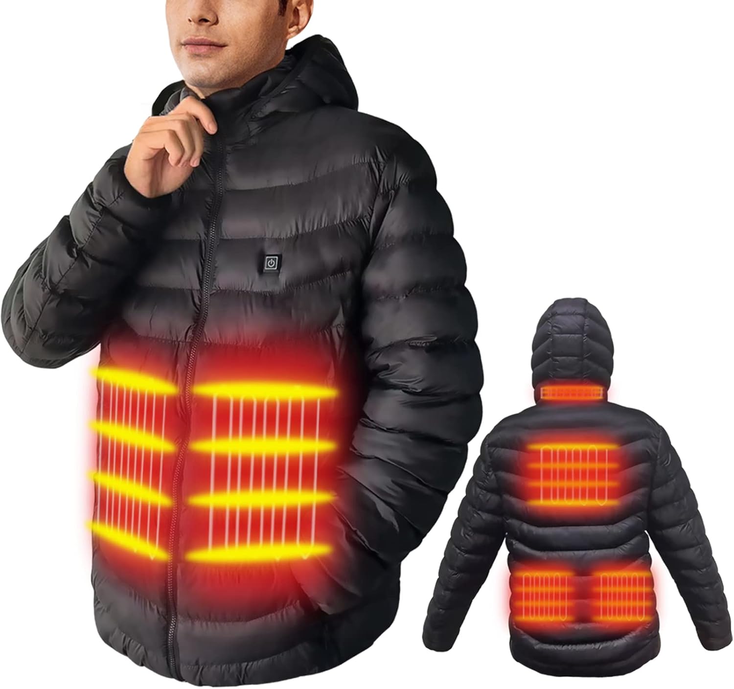 Heated Jacket,Down Heated Jackets For Men Women,Winter