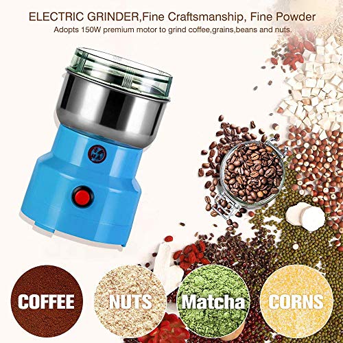 Multifunction Smash Machine, Electric Coffee Bean Milling Smash Grain Grinder Grain Mill Machine, Household Cereals Grain Seasonings Spices Machine Grinder for Daily Use. - Thumbnail 4