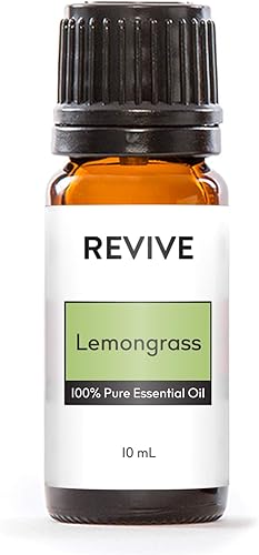 Aceite esencial de citronela de Revive Essential Oils  100% puro grado terapéutico, para difusor, humidificador, masaje, aromaterapia, cuidado de la